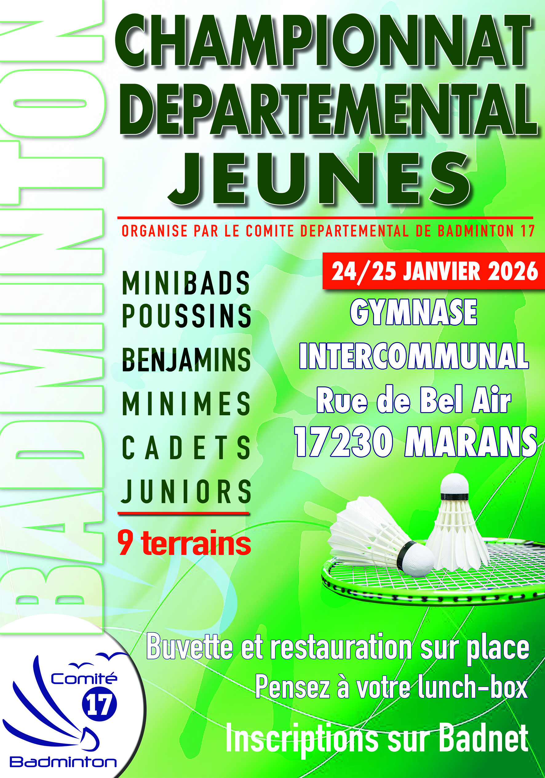 Championnat Départemental 17 - Jeunes